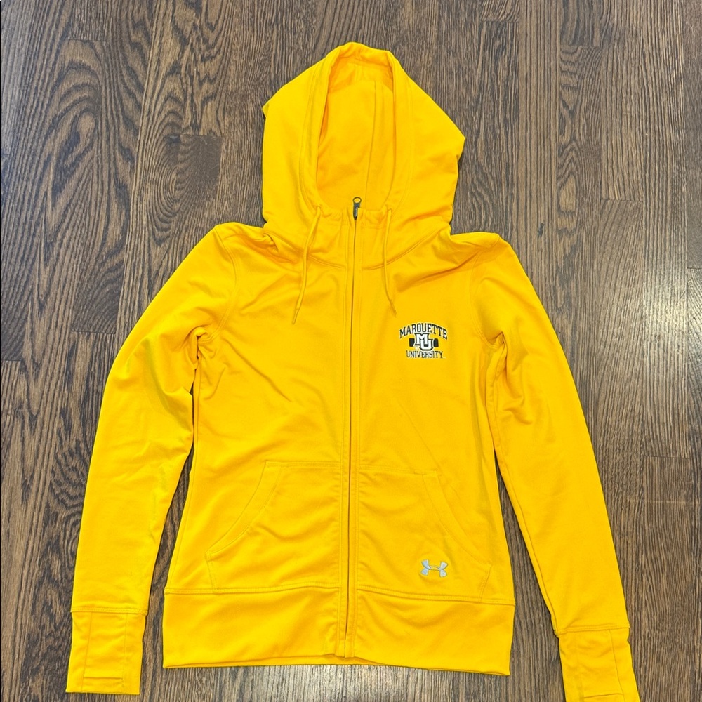 Under Armour Gold Marquette University Hoodie - Size Small